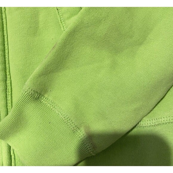HOLLISTER Womens Lime Green Hoodie Jacket Sz Small - Picture 2 of 4